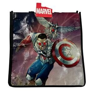 Marvel Captain America Tote Bag Super Hero Travel Classic Comic Kidcore NWT